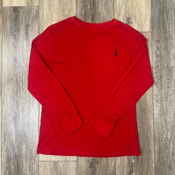 Polo Ralph Lauren Other - Polo Ralph Lauren Kids Red Long Sleeve Tee